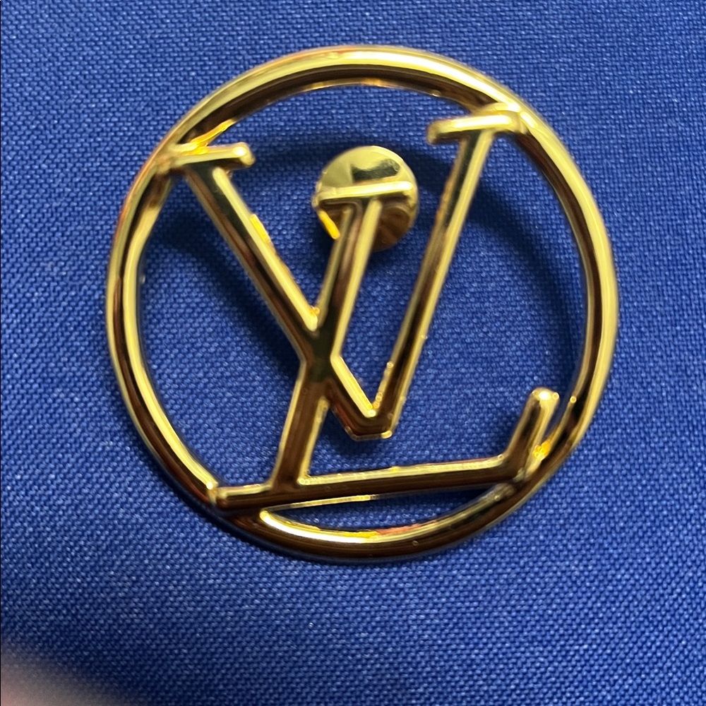 Louis Vuitton Gold Brooch